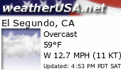 Click for Forecast for El Segundo, California from weatherUSA.net
